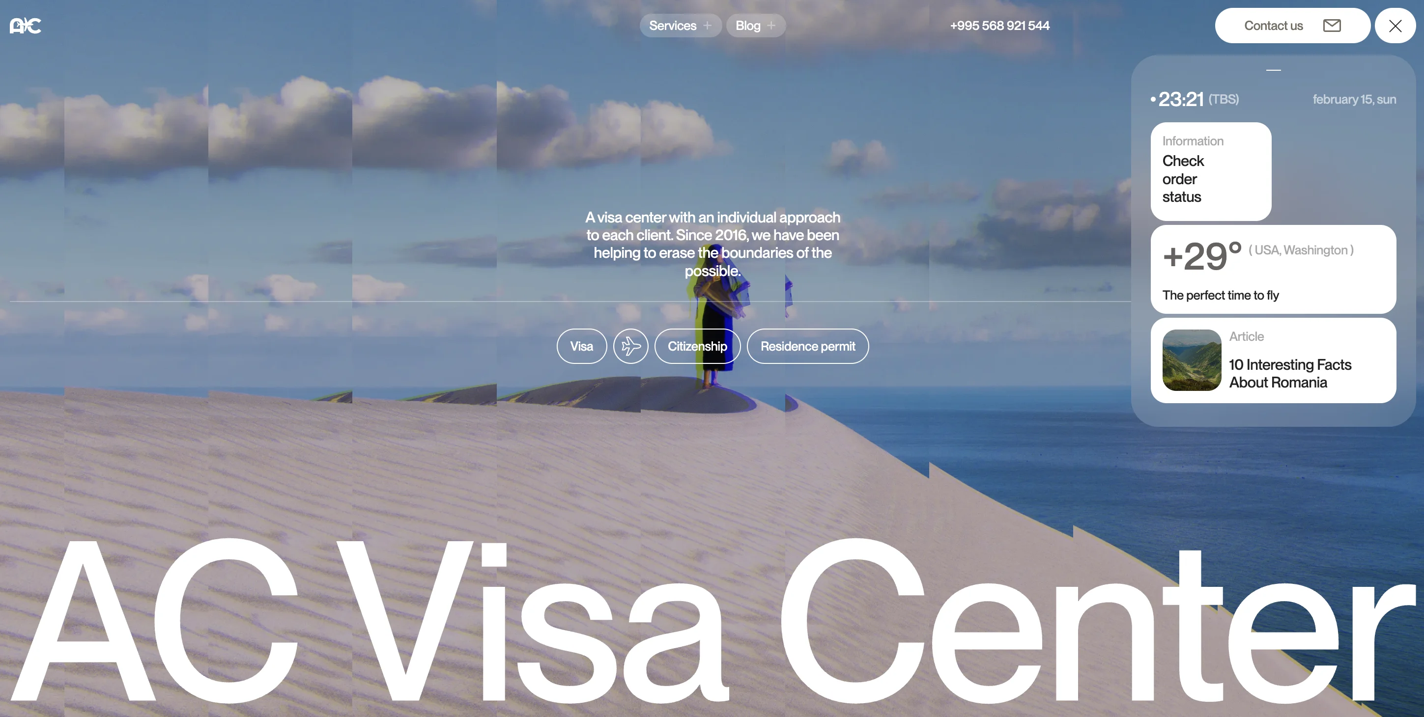 Visa — project preview